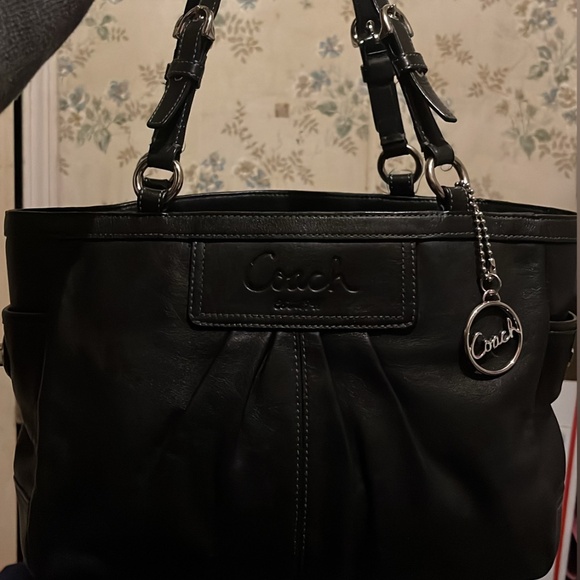 Coach Pleated leather tote - Picture 1 of 1